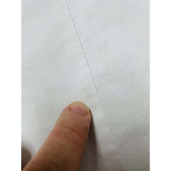 Chicos Button Up Shirt Womens Sz 3 Cut-Out White Minimalist Business Casual - Picture 9 of 12